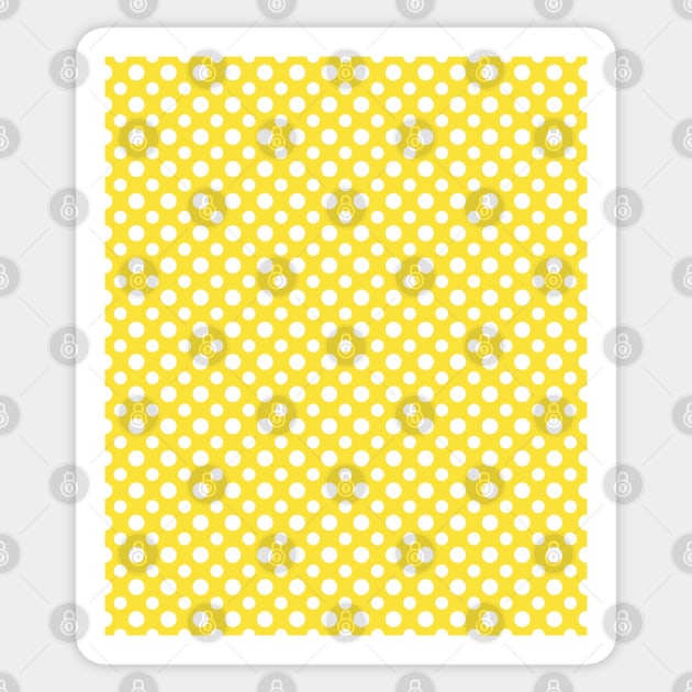 Buttercup yellow spots Sticker by hereswendy